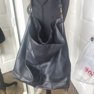 Topshop Black Hobo Purse
